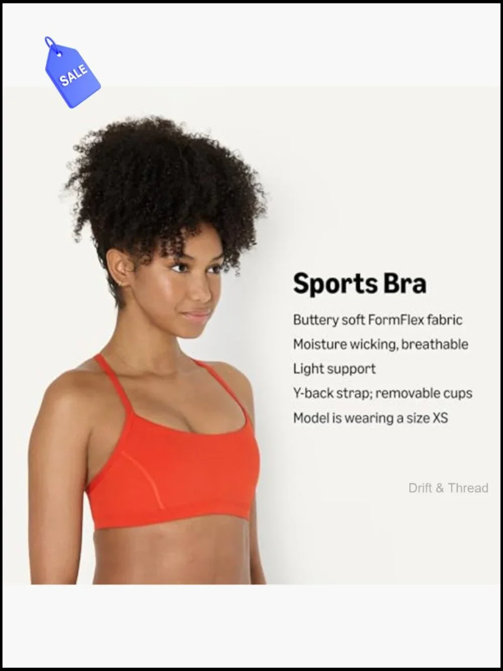 Women's Light Support Yoga Sports Bra Buttery Soft Removable Cups